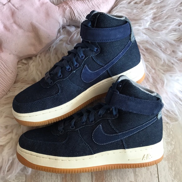 NWT Nike Air Force 1 Denim Rare special edition - Picture 5 of 8